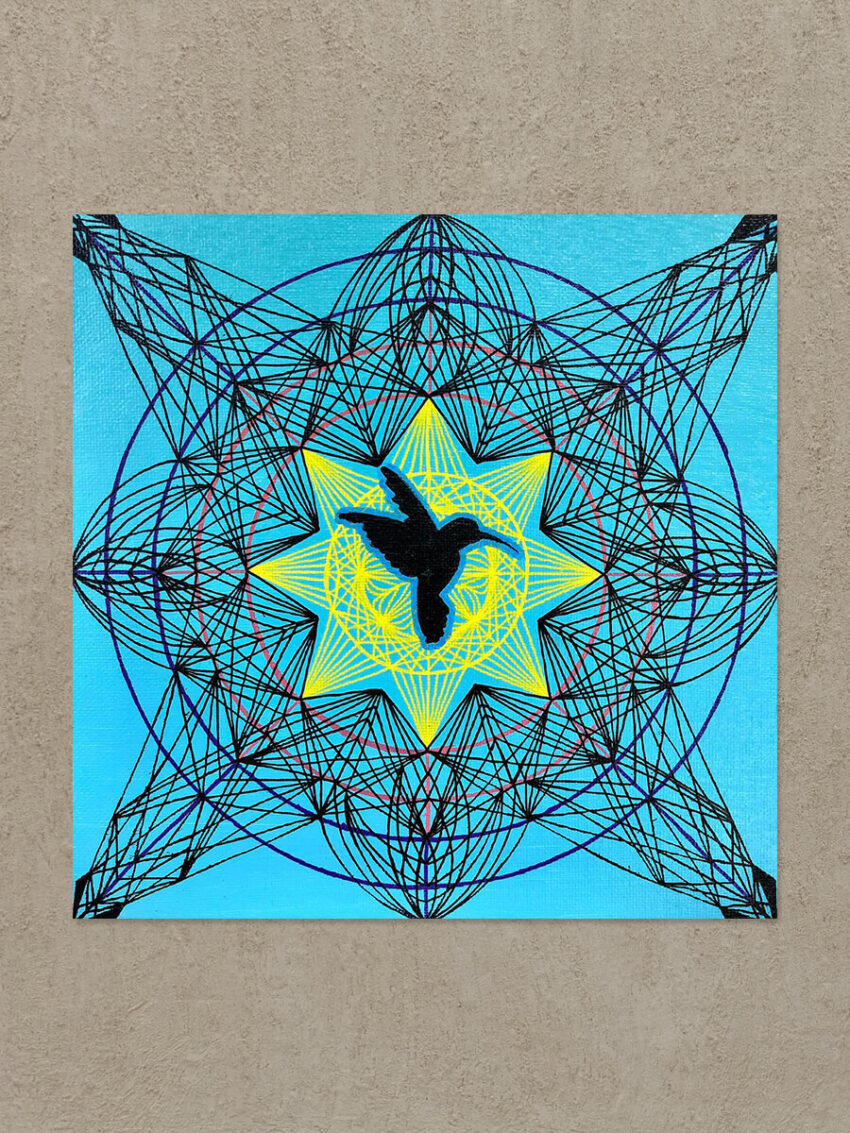 Astral Plane Mandala Painting