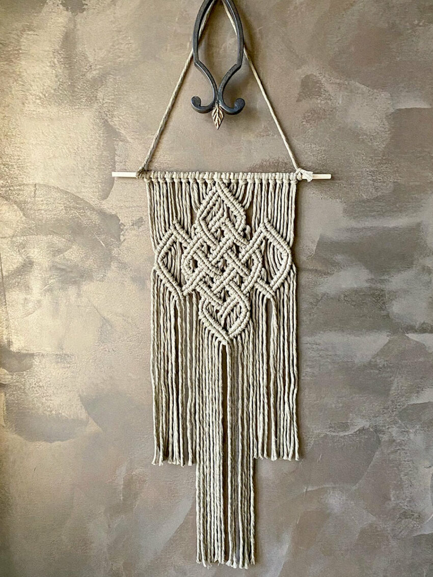 Every ‘I’ Will See Macramé Wall Hanging