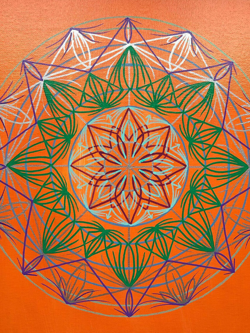 Forgive Mandala Painting