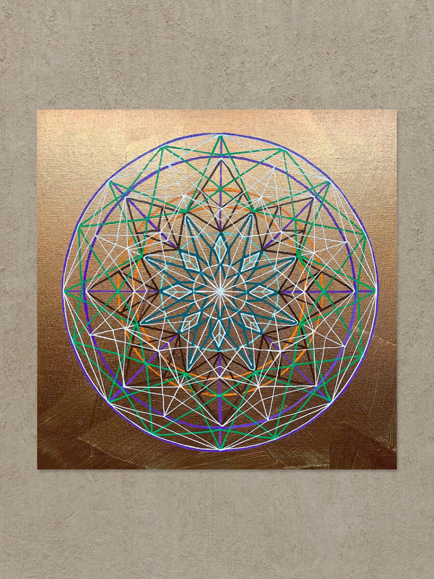Illusion of Separation Mandala Painting