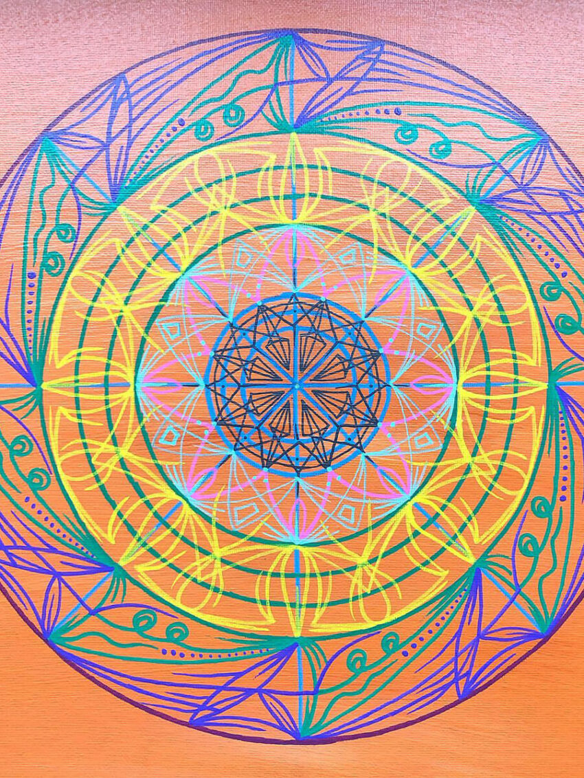 Maya Mandala Painting