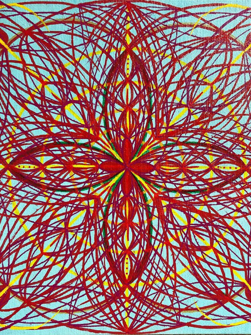 Blossom Mandala Painting