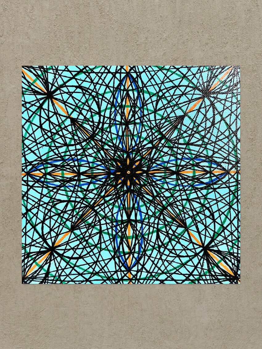 Constellations Mandala Painting