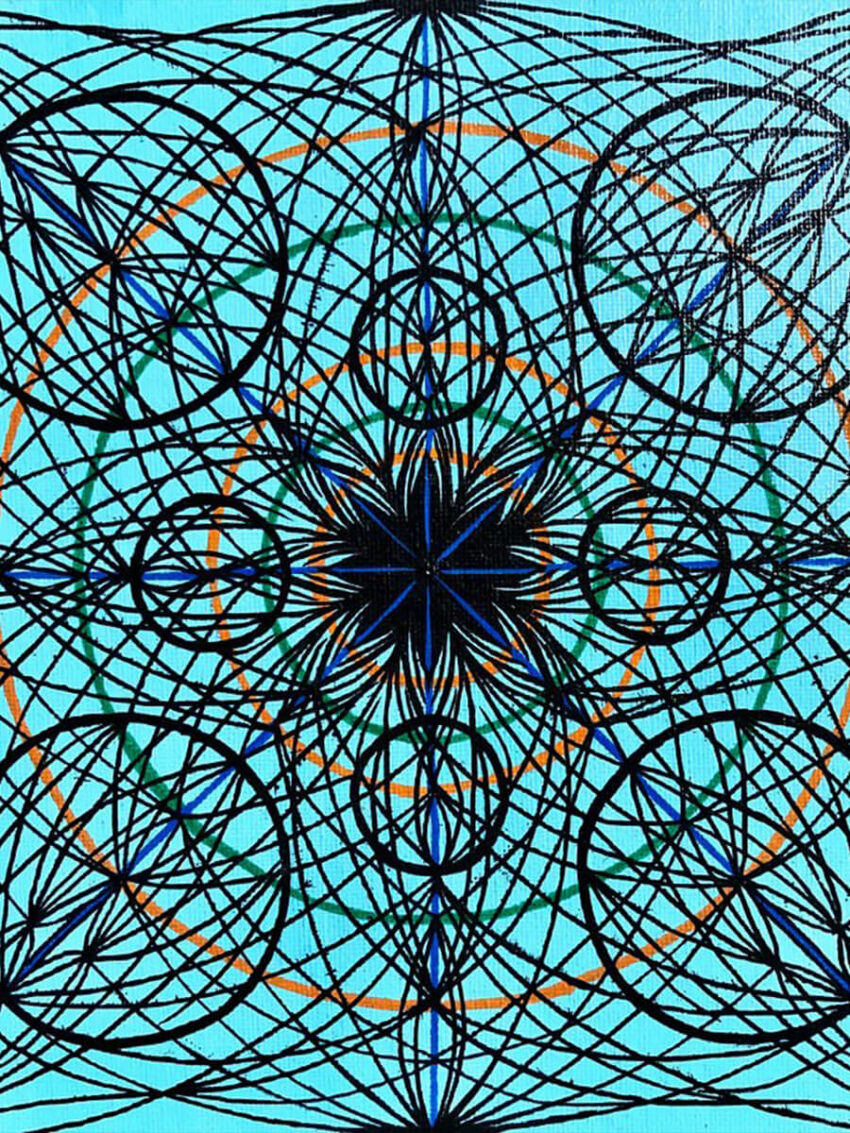 Intergalactic Mandala Painting