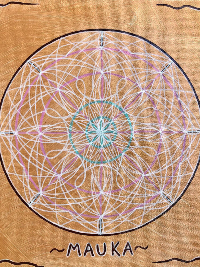 Mauka Mandala Painting