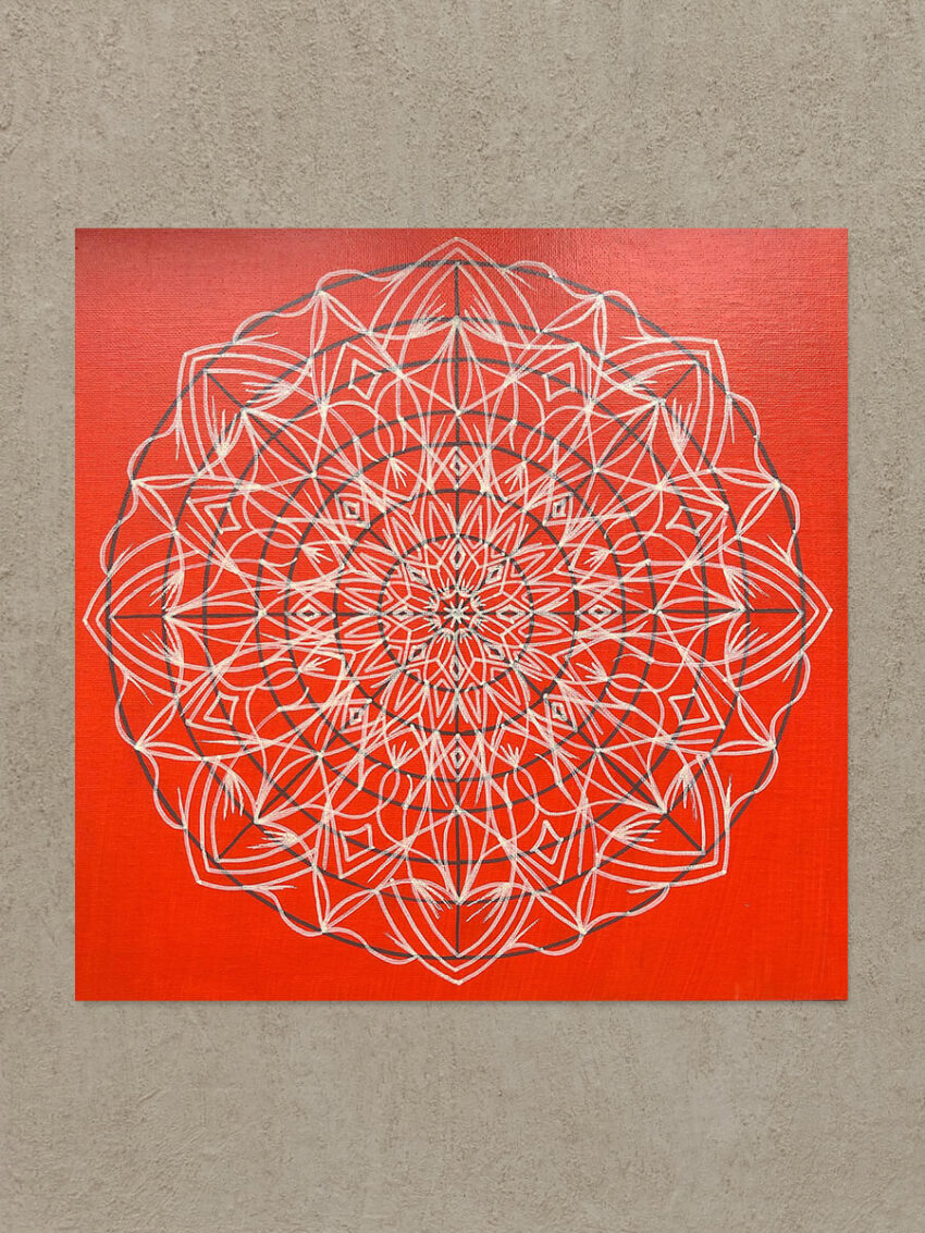 Stillness in Time Mandala Painting